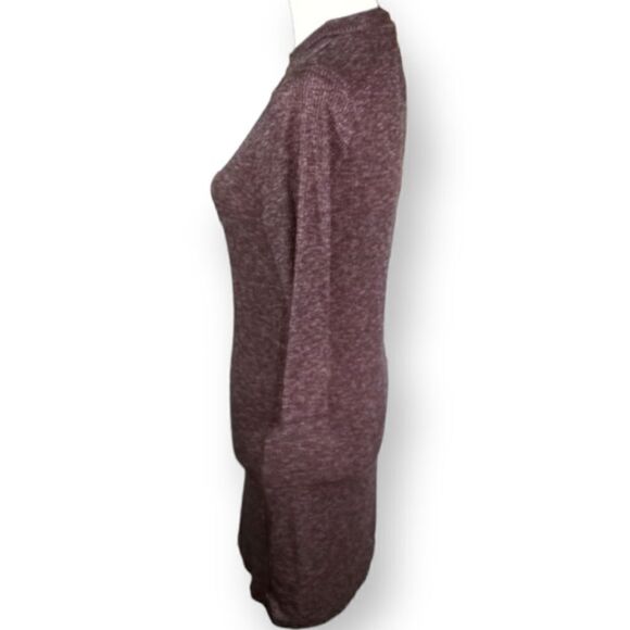 IRIS PINKISH BROWN BODYCON KEYHOLE DRESS SZ.L EUC - Picture 2 of 6